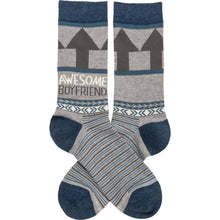 Load image into Gallery viewer, Awesome Boyfriend Socks