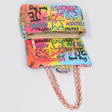 Load image into Gallery viewer, Graffiti Clutch, Black