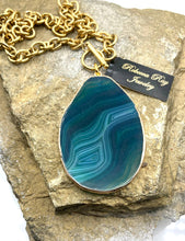 Load image into Gallery viewer, Agate Statement Necklace