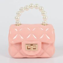 Load image into Gallery viewer, Mini Bag with Pearl Handle, Yellow