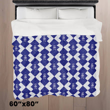 Load image into Gallery viewer, Zeta Phi Beta Argyle Plush Throw
