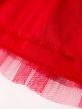 Load image into Gallery viewer, Valentine's Day Summer Red Girls' Tulle Skirt
