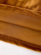 Load image into Gallery viewer, Autumn Brown Velvet Girls Dress