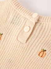 Load image into Gallery viewer, Fall Halloween &amp; Thanksgiving Girls Pumpkin Embroidered Sweater +Bell Bottom Pants Set