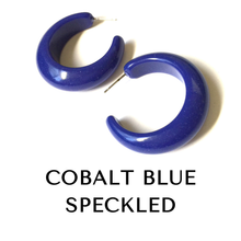Load image into Gallery viewer, Chunky Lucille Lucite Hoop Earrings