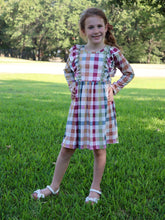 Load image into Gallery viewer, Fall Autumn Baby Girls Plaid Dress