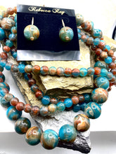 Load image into Gallery viewer, Chunky Multi Strand Necklace and Earring Set