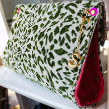 Load image into Gallery viewer, Wicked Green and Pink Clutch