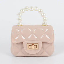 Load image into Gallery viewer, Mini Bag with Pearl Handle, Yellow