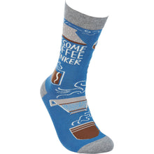 Load image into Gallery viewer, Awesome Coffee Drinker Socks