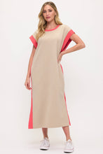 Load image into Gallery viewer, Color Blocked Textured Dress