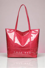 Load image into Gallery viewer, Red/Pink Shoulder Strap TOTE BAG