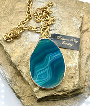 Load image into Gallery viewer, Agate Statement Necklace