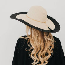 Load image into Gallery viewer, Miami Summer Wide Floppy Sun Hat: Tan