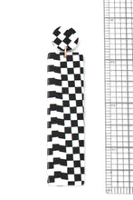 Load image into Gallery viewer, Checkered Rectangle Bar Geo Earrings