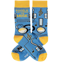 Load image into Gallery viewer, Rather Be Listening To Music Socks