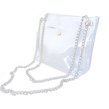 Load image into Gallery viewer, Zeta Phi Beta Shield Clear Shoulder Bag