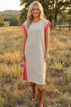 Load image into Gallery viewer, Color Blocked Textured Dress