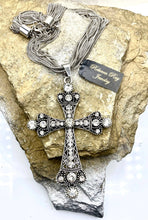 Load image into Gallery viewer, Large Chunky Cross Necklace