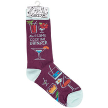 Load image into Gallery viewer, Awesome Cocktail Drinker Socks