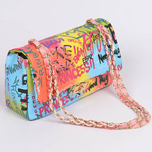 Load image into Gallery viewer, Graffiti Clutch, Black