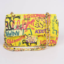 Load image into Gallery viewer, Graffiti Clutch, Black