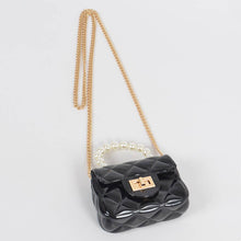 Load image into Gallery viewer, Mini Bag with Pearl Handle, Yellow