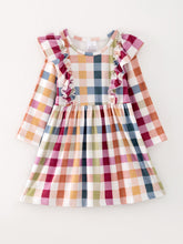 Load image into Gallery viewer, Fall Autumn Baby Girls Plaid Dress