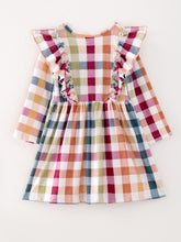 Load image into Gallery viewer, Fall Autumn Baby Girls Plaid Dress