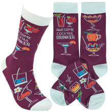 Load image into Gallery viewer, Awesome Cocktail Drinker Socks