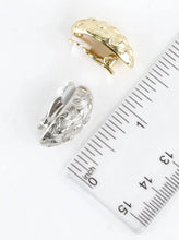 Load image into Gallery viewer, Textured Oval Weave Clip-On Earrings