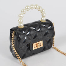 Load image into Gallery viewer, Mini Bag with Pearl Handle, Yellow