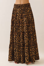 Load image into Gallery viewer, Leopard Print Tier Skirt 3XL