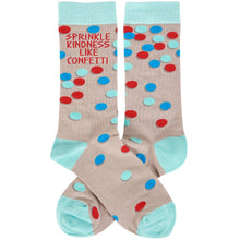 Load image into Gallery viewer, Spread Kindness Like Confetti Socks