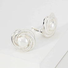 Load image into Gallery viewer, Textured Metal Clip-On Earrings