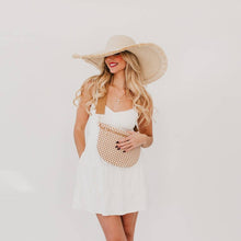Load image into Gallery viewer, Lake Shore Drive Wide Fringe Sun Hat
