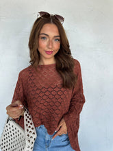 Load image into Gallery viewer, FREE SPIRIT BELL SLEEVE TOP: COPPER / PLUS-OS