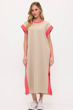 Load image into Gallery viewer, Color Blocked Textured Dress