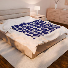 Load image into Gallery viewer, Zeta Phi Beta Argyle Plush Throw