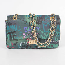 Load image into Gallery viewer, Graffiti Clutch, Black
