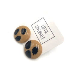 Load image into Gallery viewer, Wild Spotted Retro Button Stud Earrings
