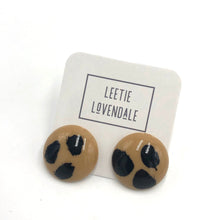 Load image into Gallery viewer, Wild Spotted Retro Button Stud Earrings