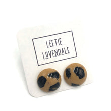 Load image into Gallery viewer, Wild Spotted Retro Button Stud Earrings