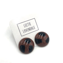 Load image into Gallery viewer, Wild Spotted Retro Button Stud Earrings
