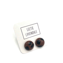 Load image into Gallery viewer, Wild Spotted Retro Button Stud Earrings