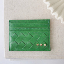 Load image into Gallery viewer, Mariah Woven Small Card Holder Wallet