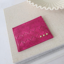 Load image into Gallery viewer, Mariah Woven Small Card Holder Wallet