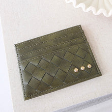 Load image into Gallery viewer, Mariah Woven Small Card Holder Wallet