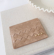 Load image into Gallery viewer, Mariah Woven Small Card Holder Wallet