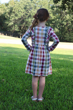 Load image into Gallery viewer, Fall Autumn Baby Girls Plaid Dress